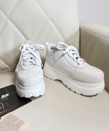 厚底サイドジップスニーカー