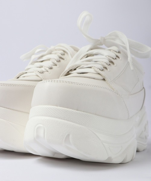 lus.（ラスドット）の「厚底サイドジップスニーカー（スニーカー・レディース・ブラック/ホワイト・S/M/L/LL/3L）」の22枚目の写真