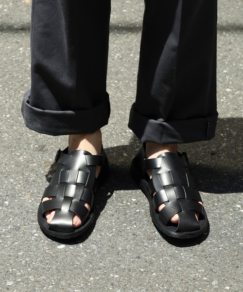 EDER（エダー）の「EDER/エダー Orazio グルカサンダル（サンダル・メンズ・ブラウン/ブラック・41/42/43）」の14枚目の写真