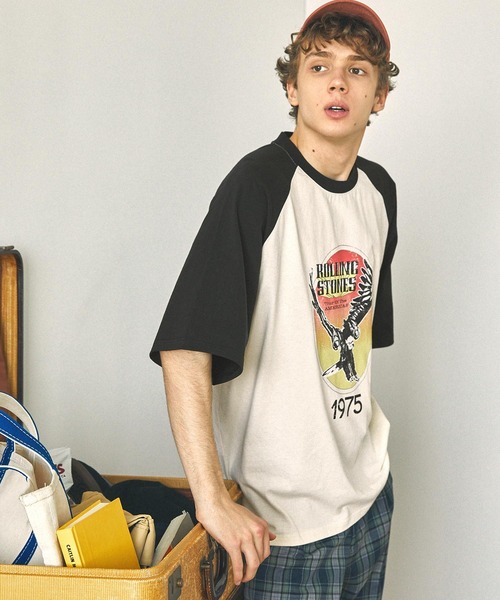 EMMA CLOTHES（エマクローズ）の「【Queen/The Rolling Stones/Guns N' Roses】別注 ロックプリント オーバーサイズ ピグメント加工 半袖Tシャツ EMMA CLOTHES（Tシャツ/カットソー・メンズ・ブラック系1/ブラック系3/ホワイト系1/ホワイト系2/ホワイト系3/ブラック系2/ブラック系4/ブラック系5/ホワイト系4・M/L）」の9枚目の写真