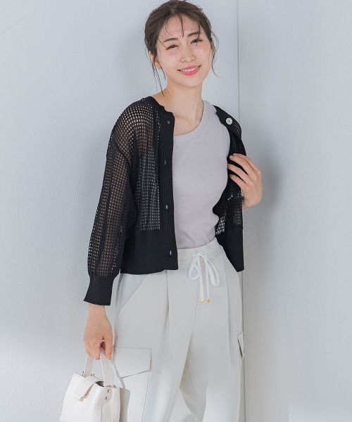 VICKY（ビッキー）の「【大人女子のための優秀タンク】パット付アシメリブ《洗濯機で洗える》（キャミソール・レディース・ブラック/ホワイト/ベージュ・M）」の10枚目の写真