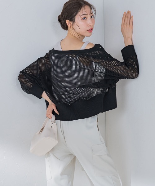 VICKY（ビッキー）の「【大人女子のための優秀タンク】パット付アシメリブ《洗濯機で洗える》（キャミソール・レディース・ブラック/ホワイト/ベージュ・M）」の19枚目の写真