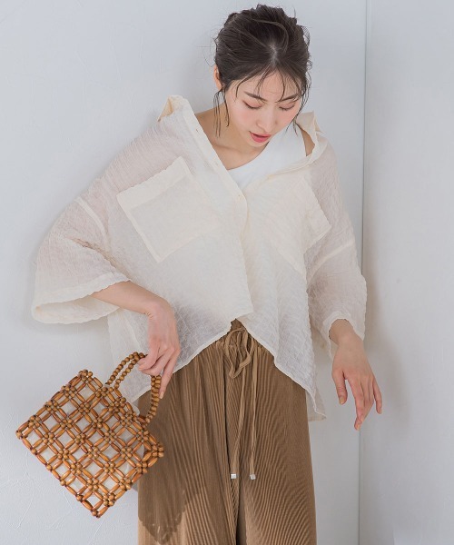 VICKY（ビッキー）の「【大人女子のための優秀タンク】パット付アシメリブ《洗濯機で洗える》（キャミソール・レディース・ブラック/ホワイト/ベージュ・M）」の12枚目の写真