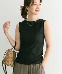 針抜きノースリーブカットソー