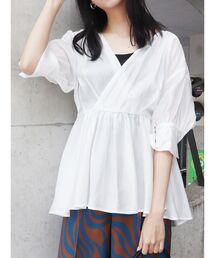 MURUA | シアーカシュクールシャツ(シャツ/ブラウス)