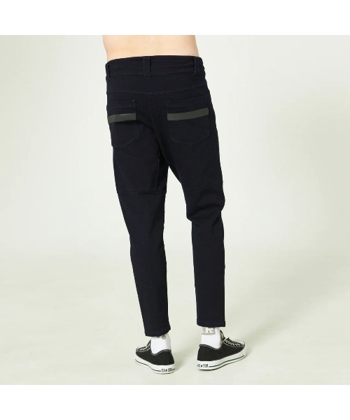 FLASH PACKER(フラッシュパッカー)の「FLASH PACKER フラッシュパッカー / XJDP-SKINNY ストレッチ ジョグデニム スキニーパンツ ジョガーパンツ SS-08(デニムパンツ・メンズ・ブルー/ネイビー・MEDIUM/LARGE)」の9枚目の写真
