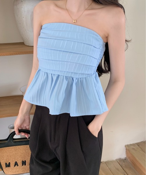 チューブトップペプラムトップス 即日発送】チューブトップペプラムトップス – TORUGATO