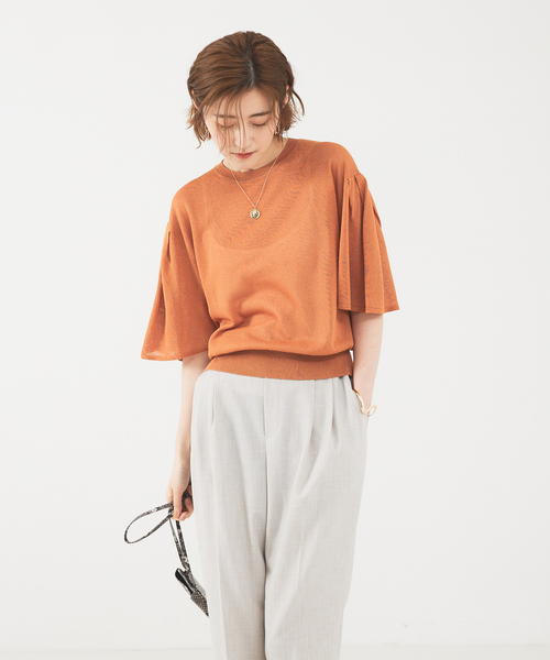 シアーニットプルオーバー