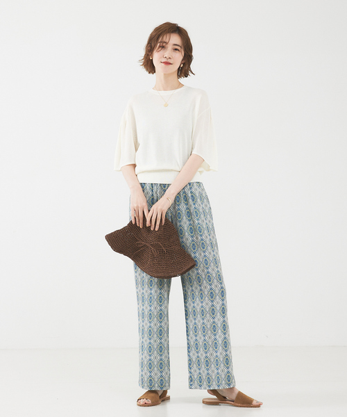 シアーニットプルオーバー