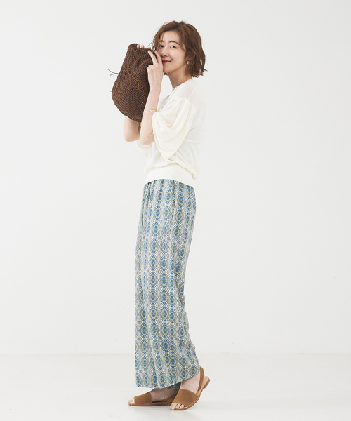 シアーニットプルオーバー