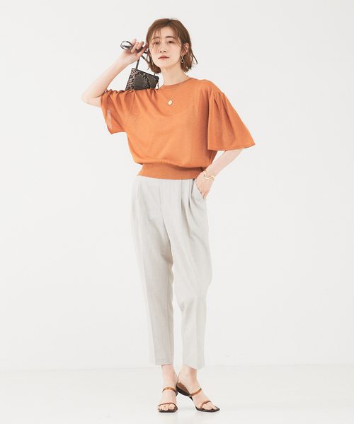 シアーニットプルオーバー