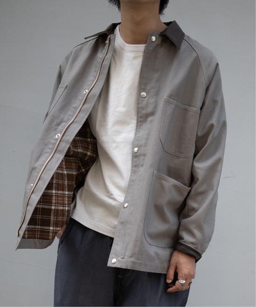 UNIVERSAL OVERALL(ユニバーサルオーバーオール)の「オックス カバーオール / ワンサイズ / ジャケット / ユニセックス / OX COVERALL(カバーオール・レディース・ネイビー/グレー/オリーブ/アイボリー・F)」の13枚目の写真