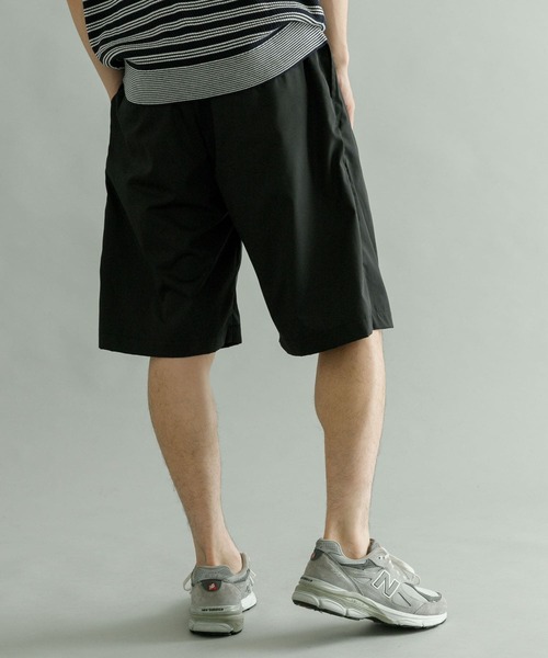 URBAN RESEARCH（アーバンリサーチ）の「URBAN RESEARCH iD　ウーリータックワイドショーツ（その他パンツ・メンズ・ブラック/チャコールグレー/ネイビー・MEDIUM/LARGE）」の8枚目の写真