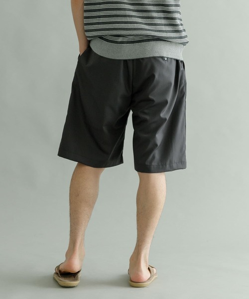 URBAN RESEARCH（アーバンリサーチ）の「URBAN RESEARCH iD　ウーリータックワイドショーツ（その他パンツ・メンズ・ブラック/チャコールグレー/ネイビー・MEDIUM/LARGE）」の10枚目の写真