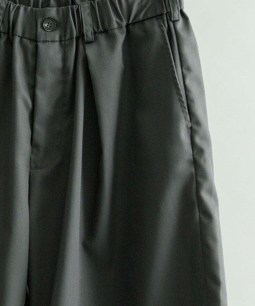 URBAN RESEARCH（アーバンリサーチ）の「URBAN RESEARCH iD　ウーリータックワイドショーツ（その他パンツ・メンズ・ブラック/チャコールグレー/ネイビー・MEDIUM/LARGE）」の18枚目の写真