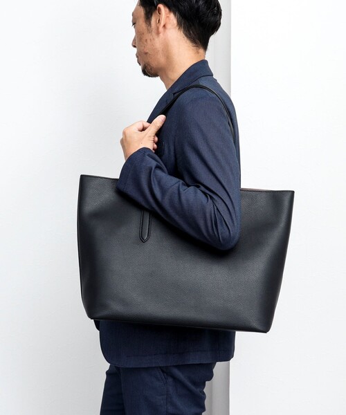 SONNE(ゾンネ)の「【SONNE/ゾンネ】SOMF003 TOTE BAG(トートバッグ・メンズ・ホワイト/ネイビー/オレンジ/ブラック・FREE)」の10枚目の写真