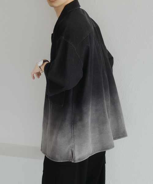 epnok(エプノック)の「グラデーションデニムシャツ(シャツ/ブラウス・メンズ・インディゴブルー/ブラック/ブルー系その他・SMALL/MEDIUM/LARGE)」の4枚目の写真