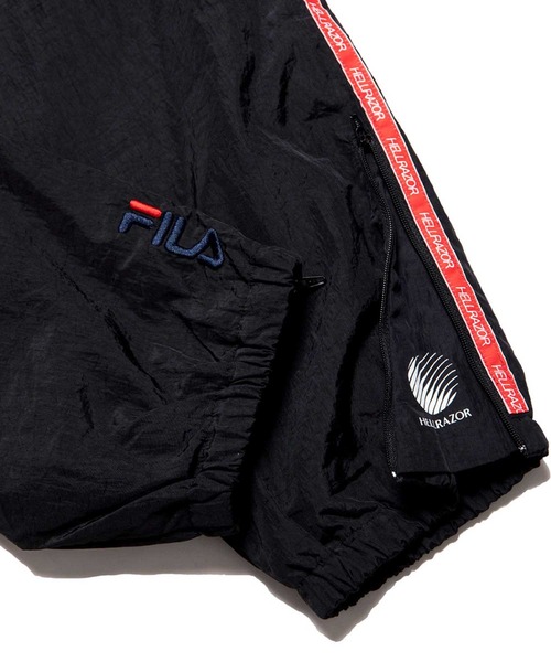 FILA x Hellrazor ナイロンセットアップ XL FILA（フィラ）の「FILA HELLRAZOR TRADEMARK LOGO NYLON PANTS