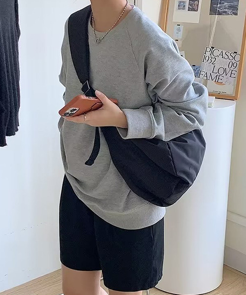 c.u.l（シーユーエル）の「ナイロン斜め掛けショルダーバッグ cula705（ショルダーバッグ・レディース・ブラック/ホワイト・FREE）」の4枚目の写真