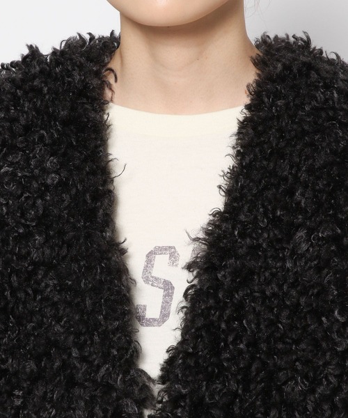 LOWRYS FARM(ローリーズファーム)の「ファーベスト 963699(その他アウター・レディース・ブラック/ブラウン/アイボリー・FREE)」の8枚目の写真