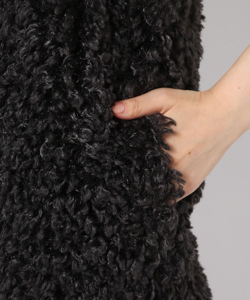 LOWRYS FARM(ローリーズファーム)の「ファーベスト 963699(その他アウター・レディース・ブラック/ブラウン/アイボリー・FREE)」の6枚目の写真