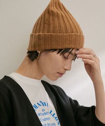 WILLIAM BRUNTON | 【William Brunton(ウイリアムブラントン)】3ply2×2RIB HAT/ニット帽(ニットキャップ/ビーニー)