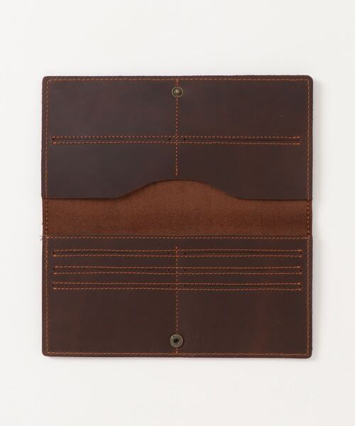 STYLE NUMBER(スタイルナンバー)の「【STYLE NUMBER / スタイルナンバー】 レザー ロングウオレット/札入れ(札入れ/マネークリップ・メンズ・ブラウン・FREE)」の4枚目の写真