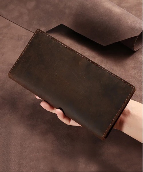 STYLE NUMBER(スタイルナンバー)の「【STYLE NUMBER / スタイルナンバー】 レザー ロングウオレット/札入れ(札入れ/マネークリップ・メンズ・ブラウン・FREE)」の5枚目の写真