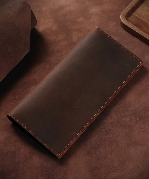 STYLE NUMBER(スタイルナンバー)の「【STYLE NUMBER / スタイルナンバー】 レザー ロングウオレット/札入れ(札入れ/マネークリップ・メンズ・ブラウン・FREE)」の6枚目の写真