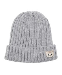 PAUL&JOE（ポールアンドジョー）の「ニット帽 ビーニー ”ヌネットワッペン”（ニットキャップ/ビーニー）」