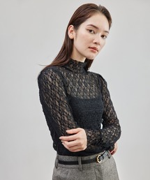 ROPE' | レースジャージープルオーバー(Tシャツ/カットソー)