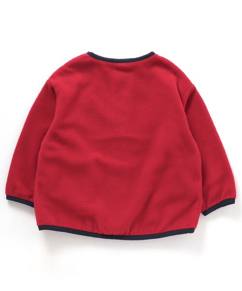 BREEZE（ブリーズ）の「ライトフリースカーディガン（カーディガン/ボレロ・キッズ・レッド/エメラルド/ブラック/キナリ・110/130/90/140/80/100/150/120）」の13枚目の写真