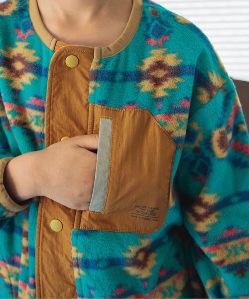 BREEZE（ブリーズ）の「ライトフリースカーディガン（カーディガン/ボレロ・キッズ・レッド/エメラルド/ブラック/キナリ・110/130/90/140/80/100/150/120）」の14枚目の写真