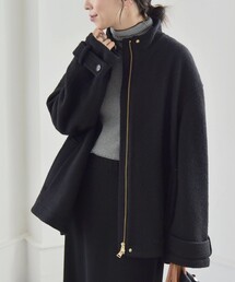 quaranciel（カランシエル）の「quaranciel: スライバー スタンドカラー ブルゾン（ブルゾン）」