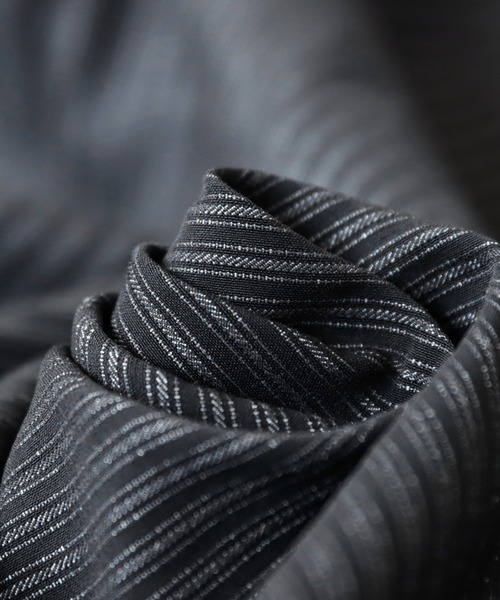 antiqua(アンティカ)の「チャイナ風ストライプシャツ(シャツ/ブラウス・メンズ・ブラック・FREE)」の17枚目の写真