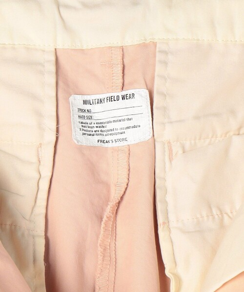 FREAK'S STORE（フリークスストア）の「ミリタリー カーゴパンツ（カーゴパンツ・レディース・オリーブ/ブラウン/ブラック/ピンク/オフホワイト・ﾌﾘ-）」の18枚目の写真