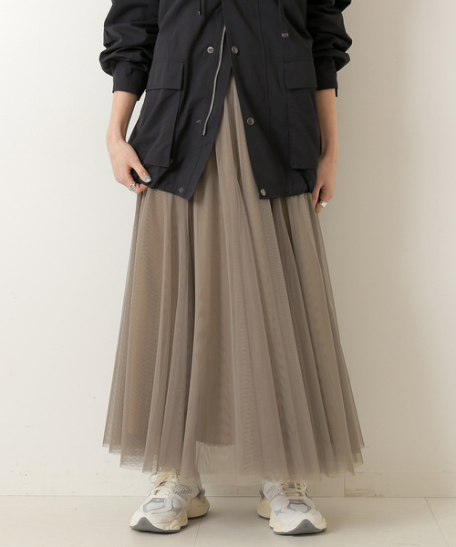 Spick & Span（スピックアンドスパン）の「≪追加3≫チュールスカート（スカート・レディース・ベージュ系その他/ブラック・36/38）」の22枚目の写真