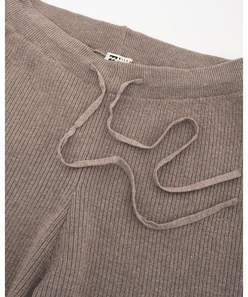 BILLABONG(ビラボン)の「BILLABONG レディース FLARE LONG PANTS ロングパンツ 【2023年秋冬モデル】/ビラボンリブニットボトムス(その他パンツ・レディース・ブラウン系その他/オフホワイト・LARGE/MEDIUM)」の5枚目の写真