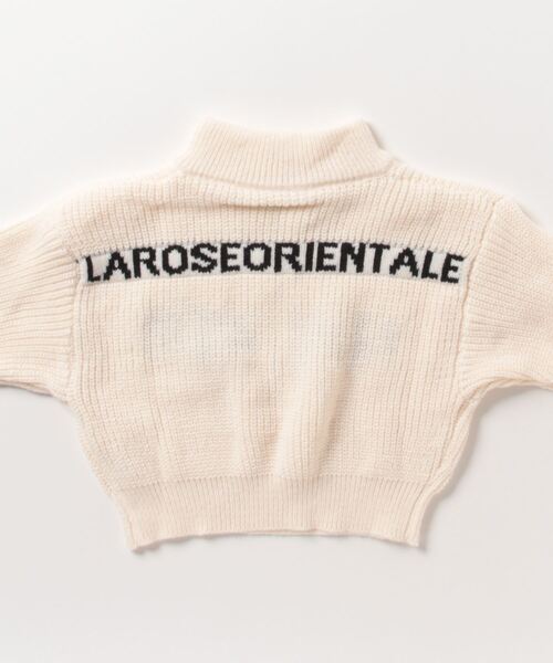 Mela（メラ）の「NUMBERING HALF ZIP KNIT（ニット/セーター・レディース・ホワイト/グリーン/グレー/ネイビー/ブラック/ブラウン・FREE）」の11枚目の写真