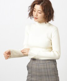 grove | 一枚で可愛い♪プリーツレイヤードニットプルオーバー(ニット/セーター)