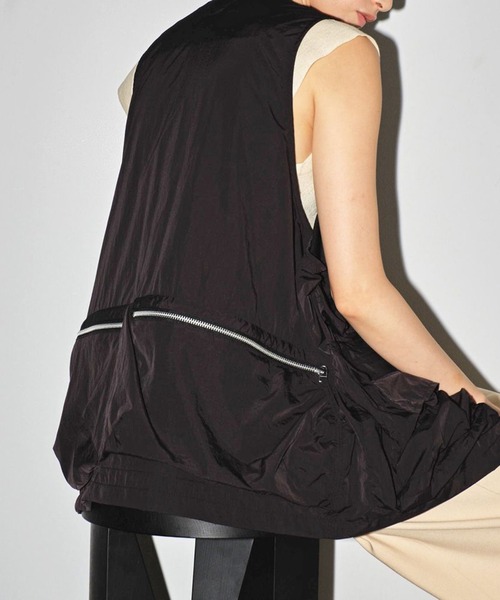 todayful トゥデイフル　ナイロンポケットベスト　黒 TODAYFUL/トゥデイフル】Nylon Pocket Vest/ナイロンポケット