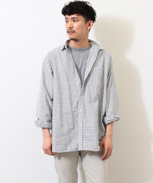 JOHN SMEDLEY（ジョンスメドレー）の「JOHN SMEDLEY / DAVID 30ゲージ コットン  クルーネックニット（ニット/セーター・メンズ・ブラック/ベージュ/ネイビー/シルバー/インディゴブルー/グレー系その他・MEDIUM/LARGE/SMALL）」の14枚目の写真