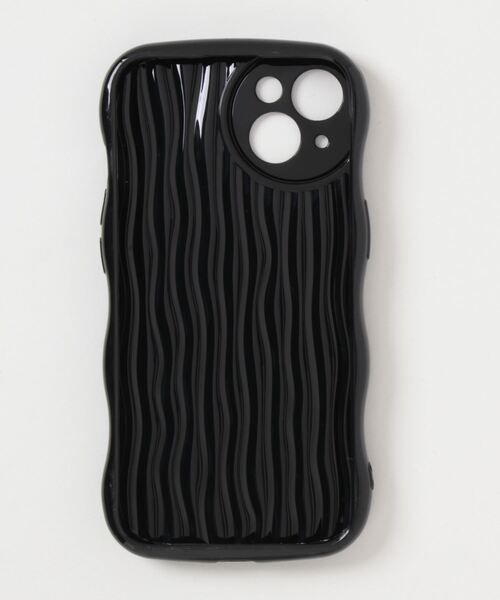 ADPOSION(アドポーション)の「ウェーブデザイン ツヤ有 iPhoneカバー アイフォンケース(スマホケース/カバー・レディース・ブラック・iPhone 14/iPhone 14 Plus/iPhone 13 Pro Max/iPhone 14 Pro Max/iPhone 14 Pro/iPhone 13 Pro/iPhone 13)」の2枚目の写真