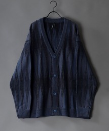 Geometric Jacquard Knit Cardigan/幾何学 ジャガード ニット カーディガン/カーデ