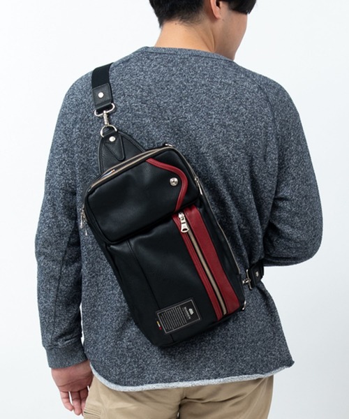 PUレザー 3WAY ショルダーバッグ（ショルダーバッグ）｜MADDEN EQUIPMENT（メデン イクイップメント）