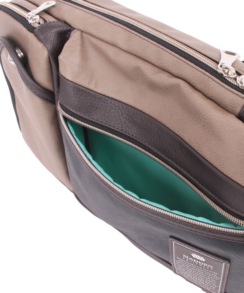 PUレザー 3WAY ショルダーバッグ（ショルダーバッグ）｜MADDEN EQUIPMENT（メデン イクイップメント）