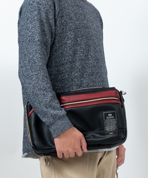 PUレザー 3WAY ショルダーバッグ（ショルダーバッグ）｜MADDEN EQUIPMENT（メデン イクイップメント）