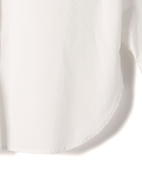 【セール】〈手洗い可能〉綿 オックス ビジュー付 オーバー シャツ ◇（シャツ/ブラウス）｜SHIPS（シップス）