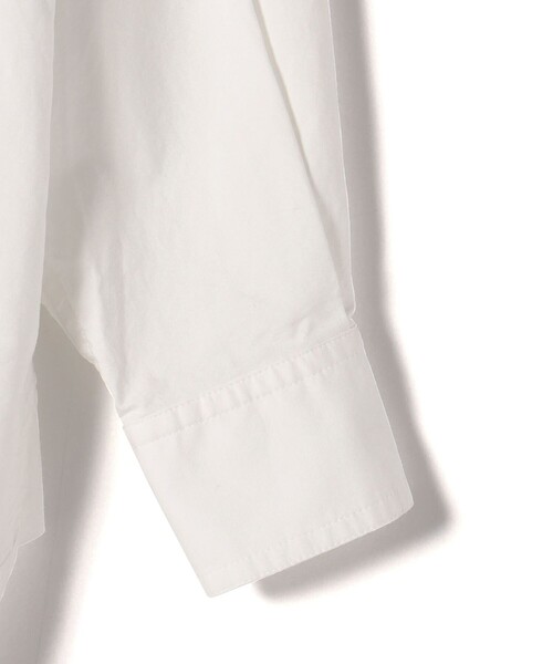 【セール】〈手洗い可能〉綿 オックス ビジュー付 オーバー シャツ ◇（シャツ/ブラウス）｜SHIPS（シップス）