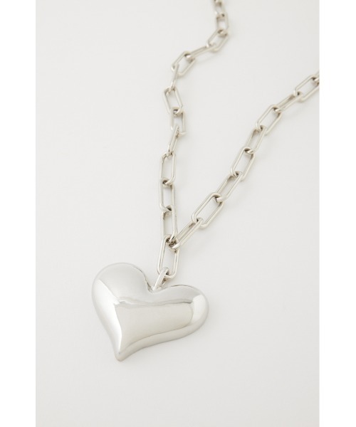 MOUSSY（マウジー）の「BIG HEART チョーカー（ネックレス・レディース・ゴールド/シルバー・FREE）」の8枚目の写真